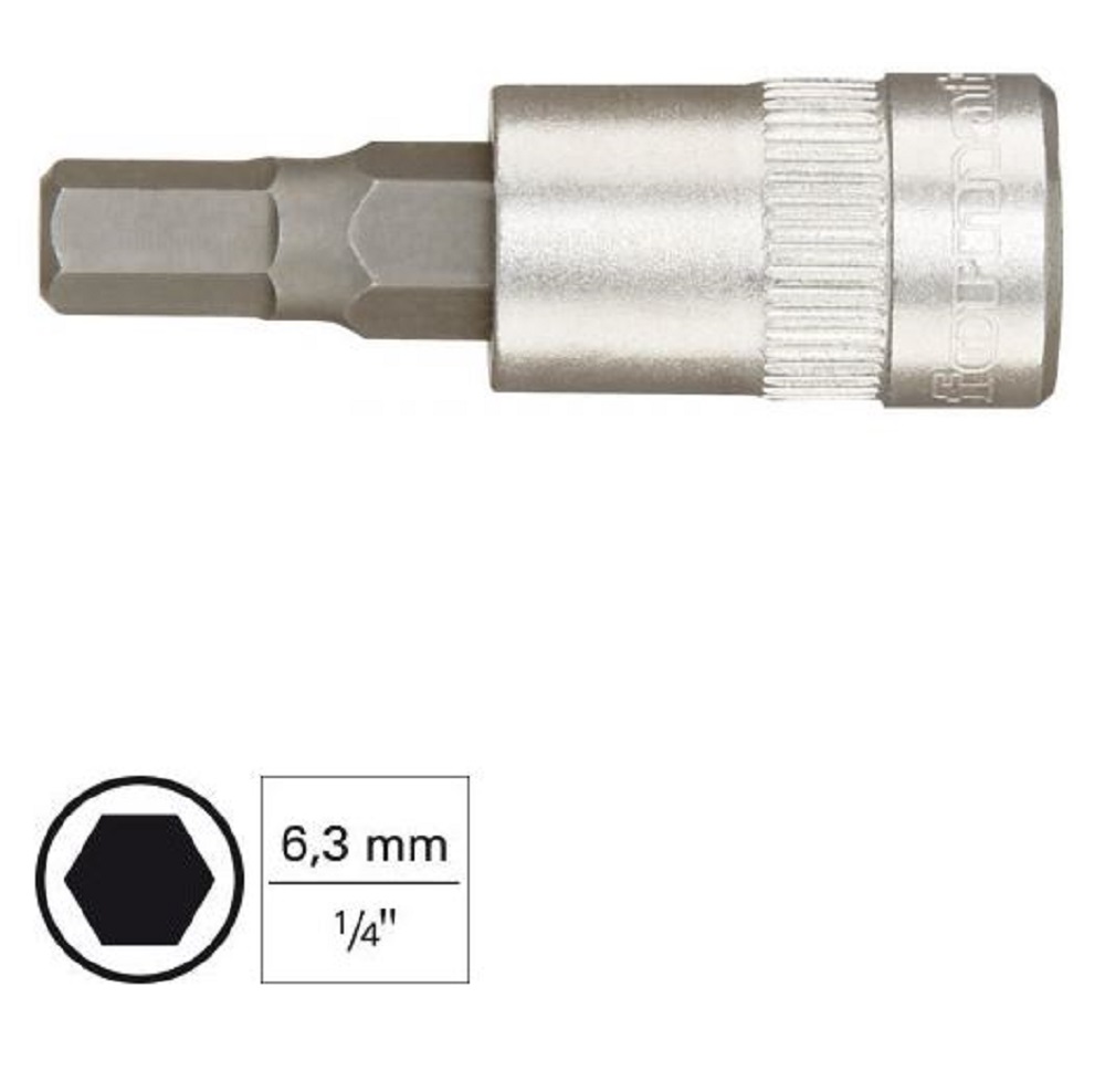 10387607 FORMAT INBUSDOPSLEUTEL 1/4- 6 60440060