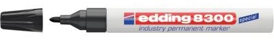 10697888 EDDING PERMANENT MARKER NR8300 ZWART RONDE PUNT