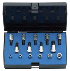 GEDORE schroefbitsets 1/4'' Torx-schroeven bi/bu