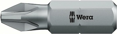 WERA bits voor KK schroeven PZ 1/4'' 25mm taaihard