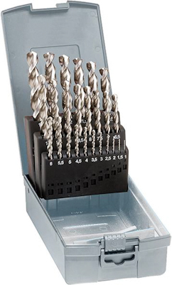 Spiraalborenset HSS Co5, type Ti,