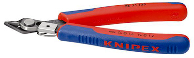 KNIPEX elektr.-zijsnijtang F7 125mm super Knips