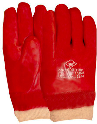 OXXA Handschoen PVC rood met manchet