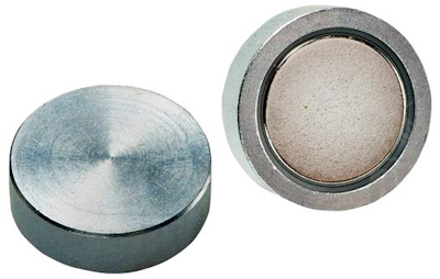 Vlakke neodymium-magneet zonder draadbus