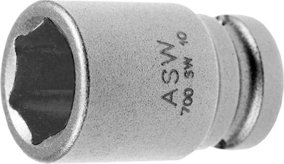 ASW slagmoer-dopsleutel kracht 1/4 6-kant